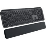 Logitech MX Keys S PLUS juhtmevaba klaviatuur randmetoega, madala profiiliga, QWERTY US Intl, hall