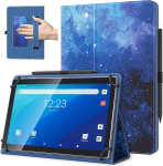 Universaalne TiMOVO &uuml;mbris Android-tahvelarvutitele pliiatsihoidjaga, kerge kokkupandav alus&uuml;mbris k&auml;erihmaga k&otilde;ikidele 9.6"-11" tahvelarvutitele, &bdquo;sinine t&auml;histaevas&ldquo;