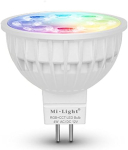 LIGHTEU&reg;, 1 x 4W 12V GU5.3 MR16 RGB+CCT LED kohtvalgusti v&auml;rvimuutus, ibox/pult (ei kuulu komplekti)