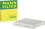 MANN-FILTER CUK 2442 salongifilter &ndash; s&otilde;idu- ja tarbes&otilde;idukid (A+ klass)