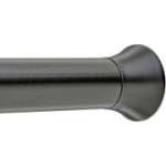 Amazon Basics Teleskoopiline du&scaron;iliist klambriga, 61-91,4 cm, must