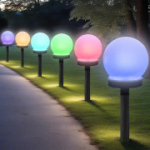 YeahBoomi p&auml;ikesetuled v&auml;li gloobusele, 3 LED-aiatuledest koosnev pakk