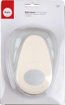 Rayher kujundauguraja &ndash; ovaalne dekoratiivse servaga, 8 cm, paberile kuni 200 g/m&sup2;