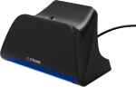 Trust GXT 255 PS5 kontrolleri laadija, kiirlaadimine, LED-valgustus, libisemiskindel alus, USB-C&ndash;C kaabel komplektis, must