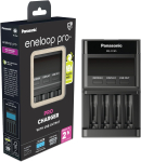 Panasonic Eneloop Pro laadija USB-v&auml;ljundiga 1 kuni 4 Ni-MH AA/AAA aku jaoks USB-v&auml;ljundiga (B Garde)