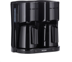 Kohvimasin SEVERIN KA 9315 Duo Filter 16 tassile, 2 isoleeritud kannuga, must
