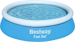 Bestway Fast Set &uuml;mmargune t&auml;ispuhutav maapealne bassein, 183 &times; 183 &times; 51 cm, sinine (A GARDE)