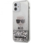 KARL LAGERFELD KLHCP12SGLIKSL &uuml;mbris iPhone 12-le 5,4-tolline h&otilde;bedane (Iconic Liquid Glitter)