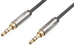 3,5 mm isasest isasesse stereo helikaabel, kullatud pistikud, 122 cm