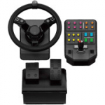 Logitech G Saitek Farm Sim kontroller, komplekt Farming Simulatori jaoks, rool ja pedaalid juhtpaneeliga &ndash; Must