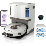 Shark PowerDetect 2-&uuml;hes robottolmuimeja pesemis- ja puhastusfunktsioonidega, valge RV2800ZEEUWH