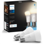 Philips Hue White E27 lambipakk (2 tk), 2 &times; 1055 lm, soe valge valgus, juhitav rakenduse kaudu, &uuml;hilduv Amazon Alexaga