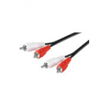 Goobay 50097 stereo RCA kaabel, 2x RCA, 0,2 m kaabli pikkus