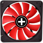 Xilence XPF140.R 140mm case fan, 3PIN, red/black