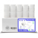 Kassaaparaadi rullid SWIPARO termopaber 80 mm x 80 m x 12 mm. 10 rulli