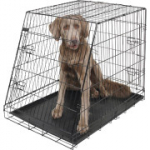 KERBL PET 81367 Koera transpordipuur 3 uksega 76 x 54 x 64 cm Must
