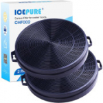 ICEPURE 210 mm aktiivs&ouml;efilter, Dehflex AK01 &otilde;hupuhasti vahetusfilter, 2 tk.