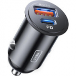 INIU USB-C kahe pordiga 60W autolaadija koos USB-C ja A-pordiga, kiirlaadimisega 12V