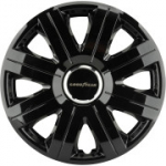 Goodyear 75512 Flexo rattakatted, 16 tolli, must, 4-osaline komplekt, paindlik materjal t&auml;iusliku valuvelje ilme jaoks (D klass)
