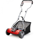 Einhelli tagant l&uuml;katav silindriline muruniiduk 18V 38cm roheline/punane (B-kvaliteet)