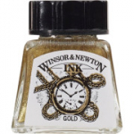 Winsor & Newtoni joonistustindi pudel - kuld
