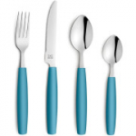 Beckmann & Rommerskirchen Valoa s&ouml;&ouml;giriistade komplekt 4 inimesele, 16 osa, petrooleumiroheline v&auml;rv