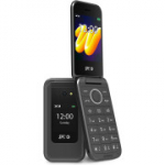 SPC Wild 4G mobiiltelefon, kaamera, topeltekraan, SOS nupp, 48 MB, must