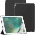 JETech &uuml;mbris iPad Pro 12,9 tollile (2015/2017 mudel, 1./2. p&otilde;lvkond), kaitsev k&otilde;va tagak&uuml;lg (must)