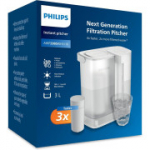 Philipsi kiirveefilter + 3 vahetuspadrunit, 3 l, 1 l/min voolukiirus, USB-C laadimine