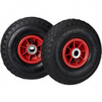 Relaxdays rehvikomplekt 2 tk, &otilde;hkrehvid kuni 80 kg, 260 x 85 mm