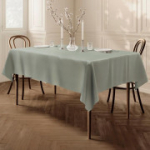 Home Direct kergesti hooldatav ristk&uuml;likukujuline pol&uuml;esterlaudlina, 140 &times; 180 cm