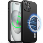 JETechi magnetiline silikoon&uuml;mbris iPhone 15 6,1-tollisele