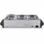 Tristar BP-6283 roostevabast terasest buffee soojendaja, 3 anumat, iga&uuml;ks 1,5 l, 200 W