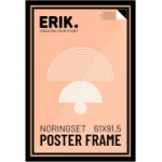 Grupo Erik plakatiraam, must, MDF, 61 x 91,5 cm