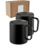 LAMBDA COFFEE ATACAMA roostevabast terasest tasside komplekt, 2 &times; 360 ml