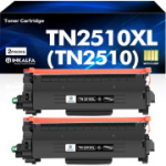 TN2510XL musta toonerikassett kiibiga Brother HL-L2400 / MFC / DCP seeriale