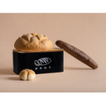 Theo&Cleo duonos dėžutė su ekologi&scaron;ku bambuko dangteliu