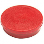 Bi-Office IM130509 &uuml;mmargune magnet 30 mm - punane (10 tk pakendis)