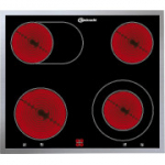 Bauknecht CHR 9642 IN keraamiline pliidiplaat (60 cm, 7000 W, roostevabast terasest raam)