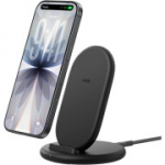 Belkin BoostCharge juhtmevaba laadimisalus Apple iPhone&rsquo;ile, Samsung Galaxy, Google Pixelile ja teistele, 1,5 m kaabel kaasas &ndash; must