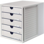 HAN 1450-11, SYSTEMBOX sahtlikomplekt 5 kinnise kambriga, helehall