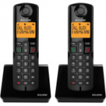 Alcatel S280 Duo juhtmeta telefon must &ndash; 2 k&auml;esidet
