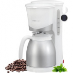 Clatronic KA 3327 tilgakohvimasin, 1 l, 870 W, h&otilde;bedane/valge