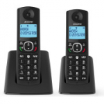 Alcatel F530 Duo juhtmeta DECT-telefon (2 k&auml;siaparaati, must)