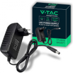 V-TAC 12V 30W 2.5A toiteplokk kaameratele, LED-ribadele, modemitele, 12V. Sisendpinge AC 100-240V