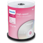 Philipsi t&uuml;hjad DVD-plaadid, 4,7 GB, DVD-R, 120 min, 16x, 100 tk.