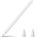 &bdquo;Fintie&ldquo; silikoonist kaitsekorpus, &uuml;hilduv Apple Penciliga (2. p&otilde;lvkond) (hall)
