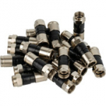 F pistik 6,8&ndash;7,4 mm koaksiaalkaabli jaoks RG 6 antennikaabli koaksiaalne tihenduspistik satelliitkaabli jaoks 20 tk.