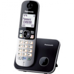 Panasonic KX-TG6811 juhtmeta DECT-telefon (must)
