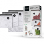 CASO vaakumkottide komplekt lukuga - 19 fooliumkotti 3 erinevas suuruses, 2 lukuga